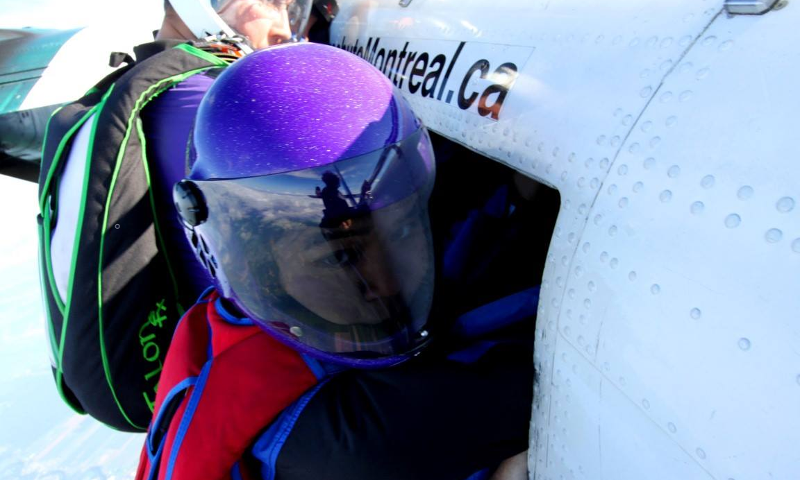 P. Y. Wong ready to join a formation flight